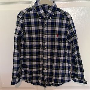 POLO Ralph Lauren Little Boys Stretch Cotton Poplin Shirt Size 6